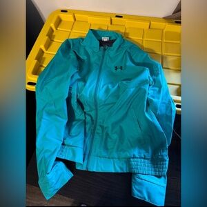 Under Armour Women's Teal lined Bomber Jacket (new w/o tag)